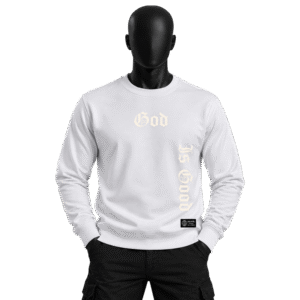 Sudadera blanca GOD IS GOOD