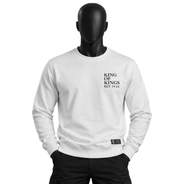 Hoodie blanco KING OF KINGS