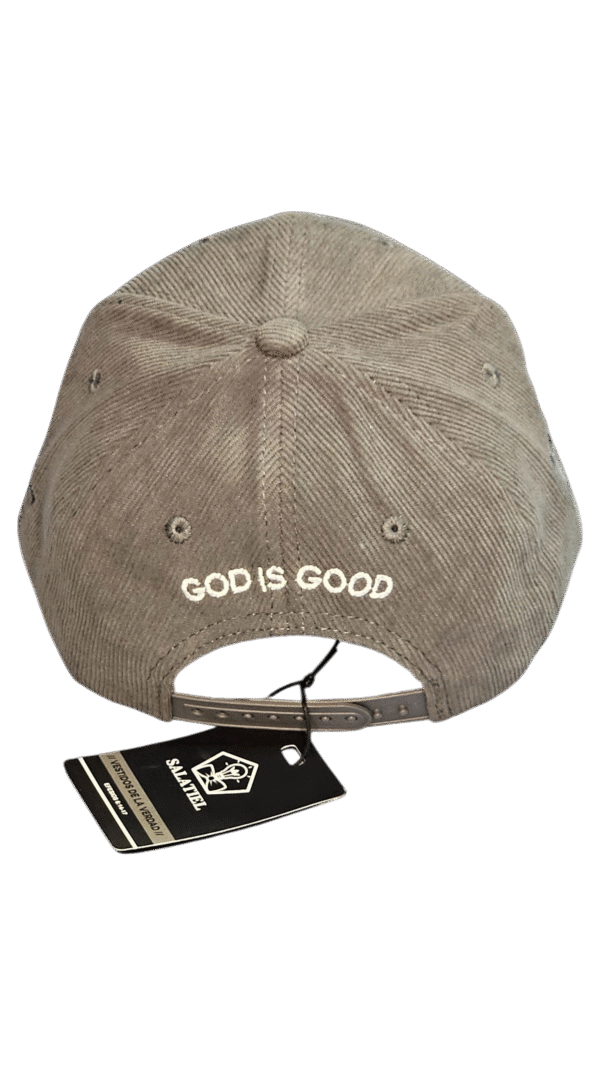 Gorra Caqui YESHUA – Bordado Blanco