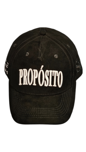 Gorra Negra – PROPÓSITO Bordado