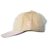 Gorra Crema con Visera Lila