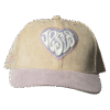 Gorra Crema con Visera Lila