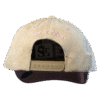 Gorra Crema con Visera Lila