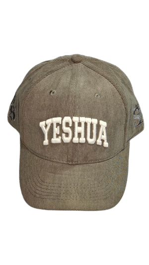 Gorra Caqui YESHUA – Bordado Blanco
