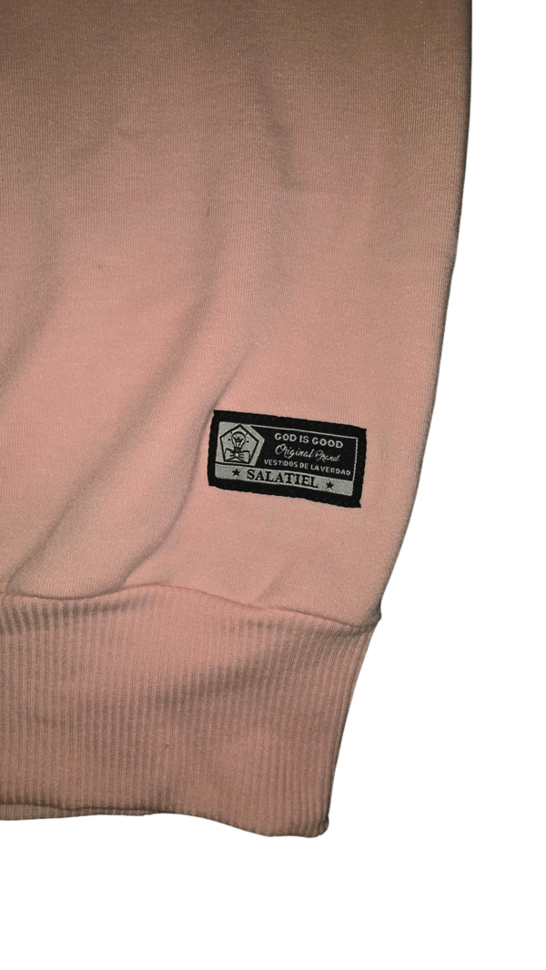 Sudadera JESUS LOVES YOU rosa