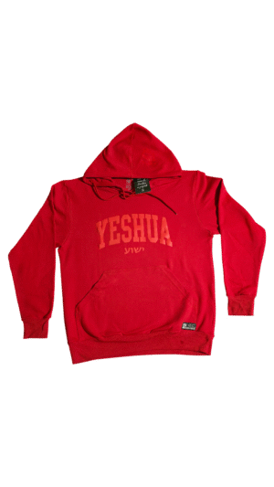 Hoodie rojo YESHUA