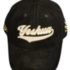 Gorra Negra YESHUA – Bordado Blanco con Amarillo