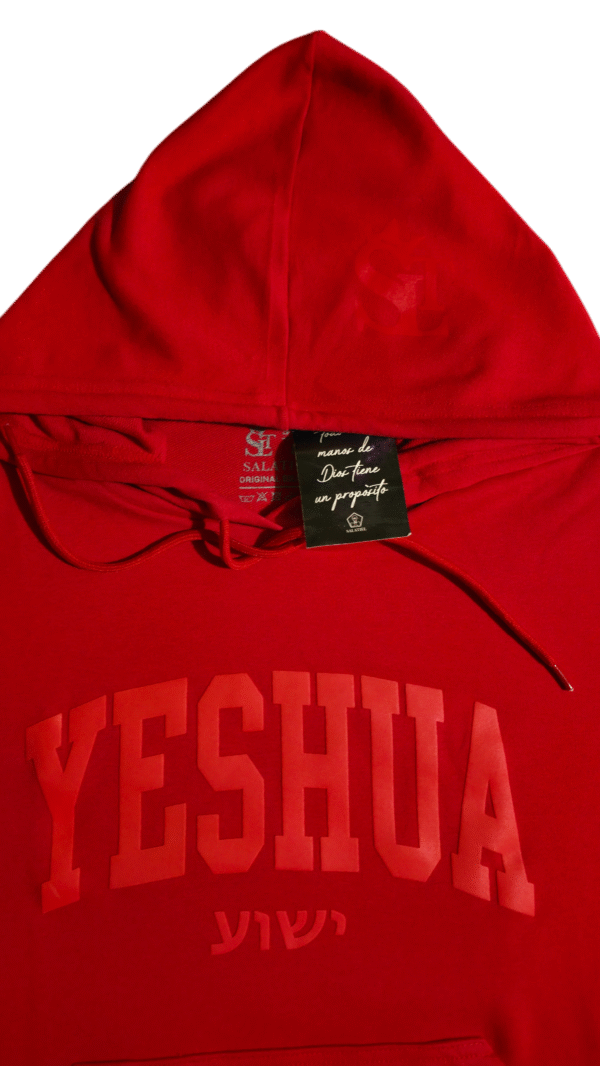 Hoodie rojo YESHUA