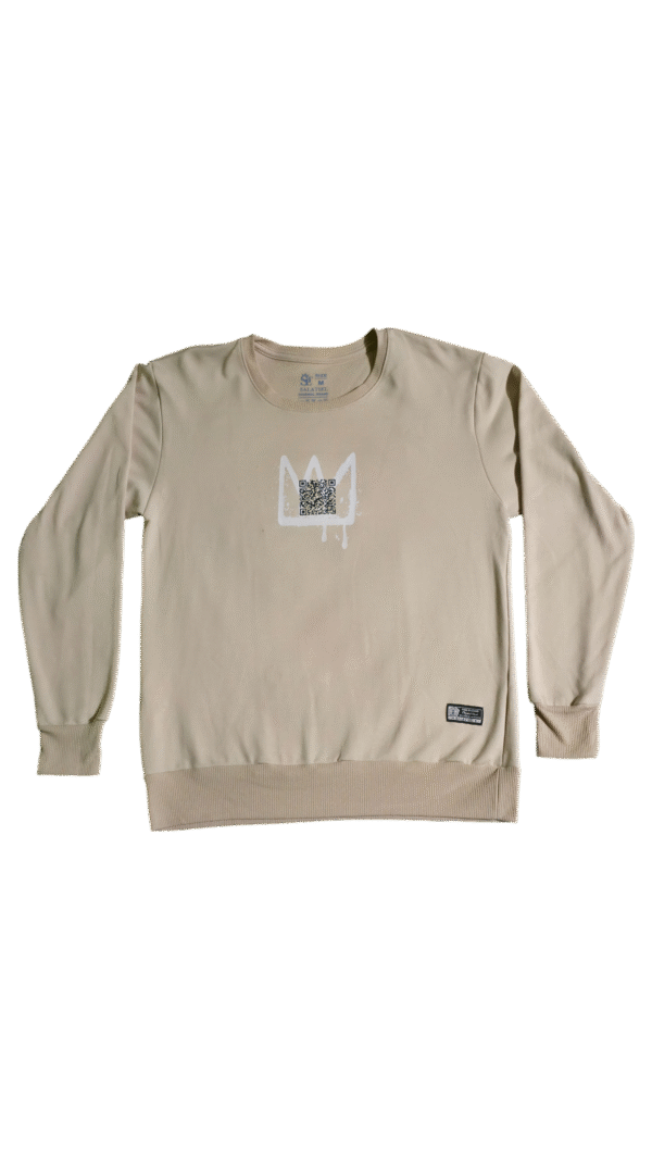 Sudadera beige JESUS IS KING