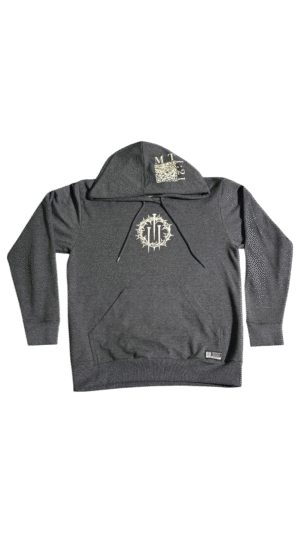 Hoodie negro CLAVOS