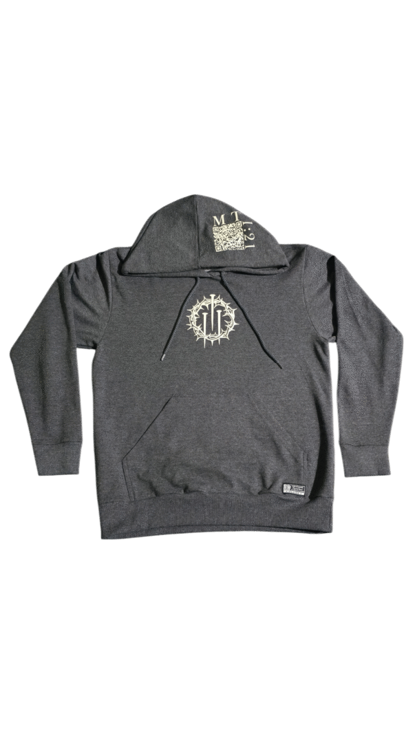 Hoodie negro CLAVOS
