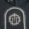Hoodie negro CLAVOS