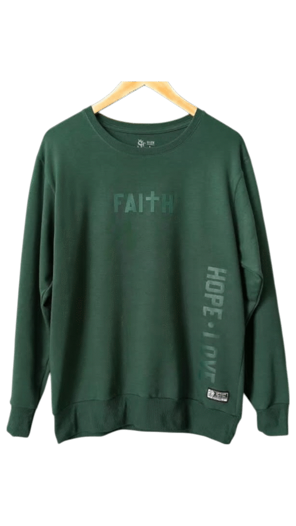 Sudadera FAITH verde
