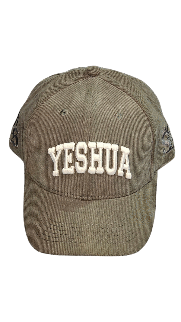 Gorra Caqui YESHUA – Bordado Blanco
