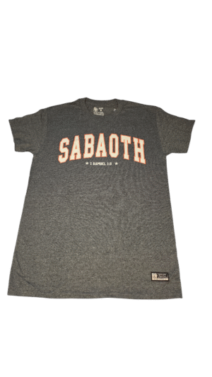 Camisa gris SABAOTH naranja/blanco