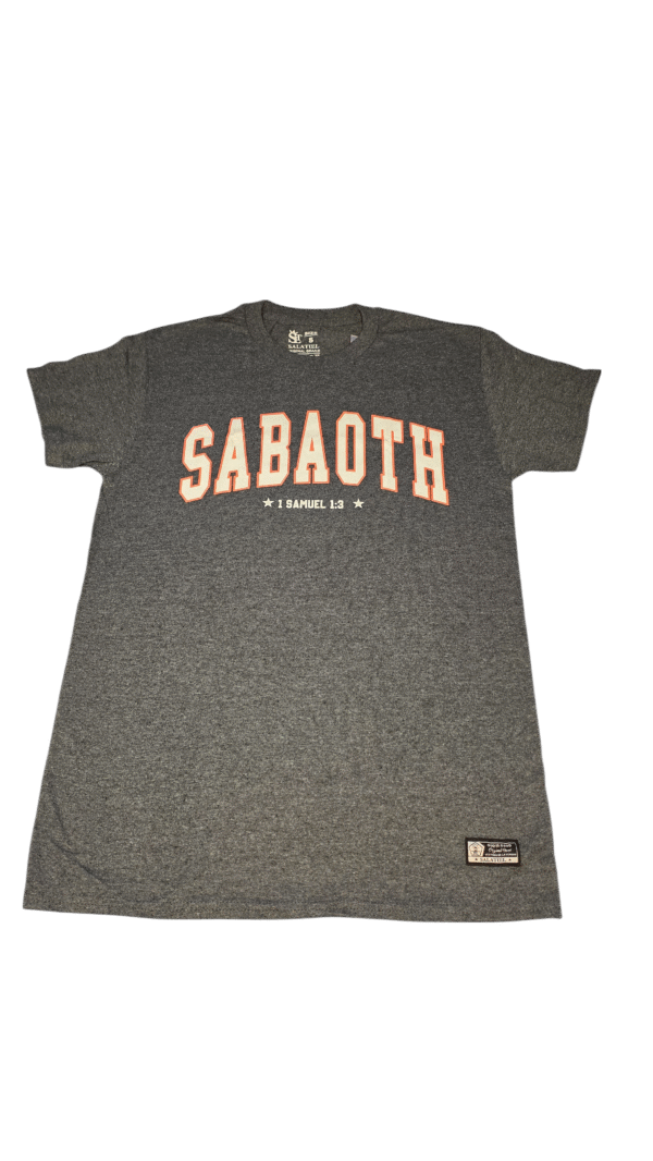 Camisa gris SABAOTH naranja/blanco