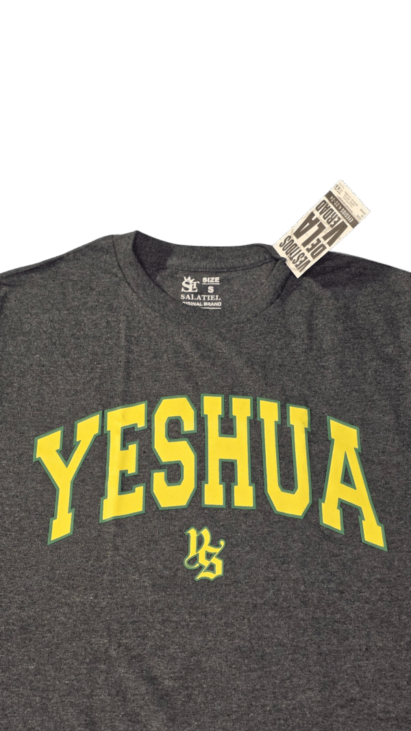 Camisa gris SHALOM amarillo
