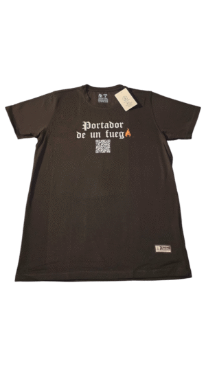 Camisa negra PORTADOR DE FUEGO