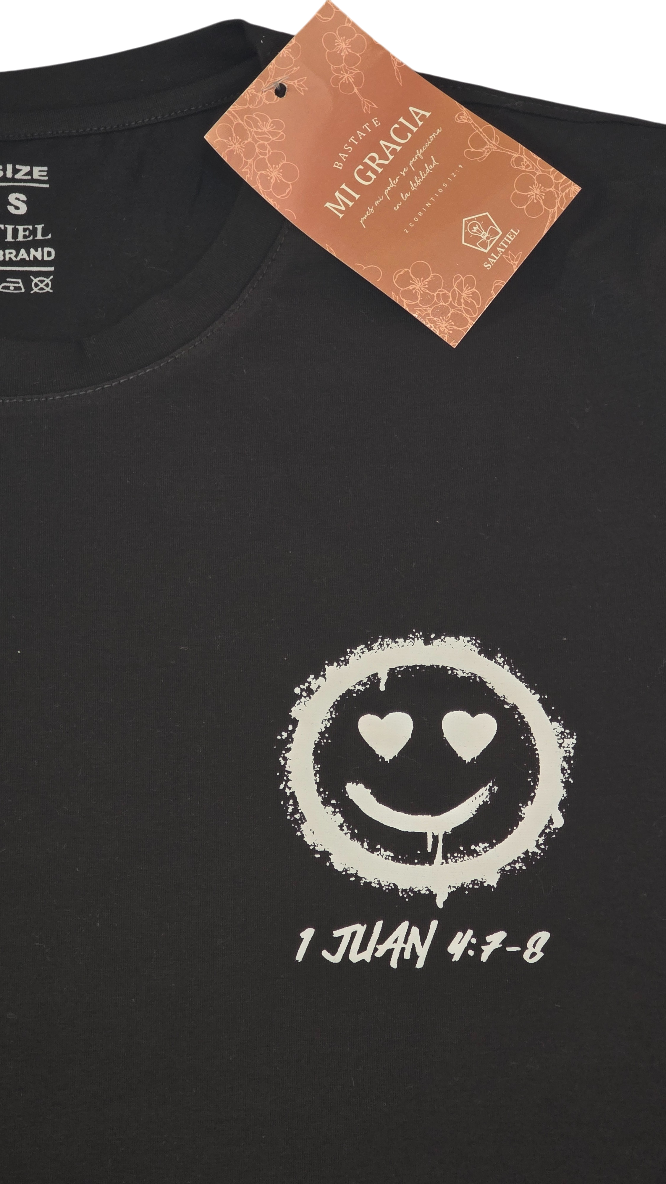 Camisa CARA FELIZ negra