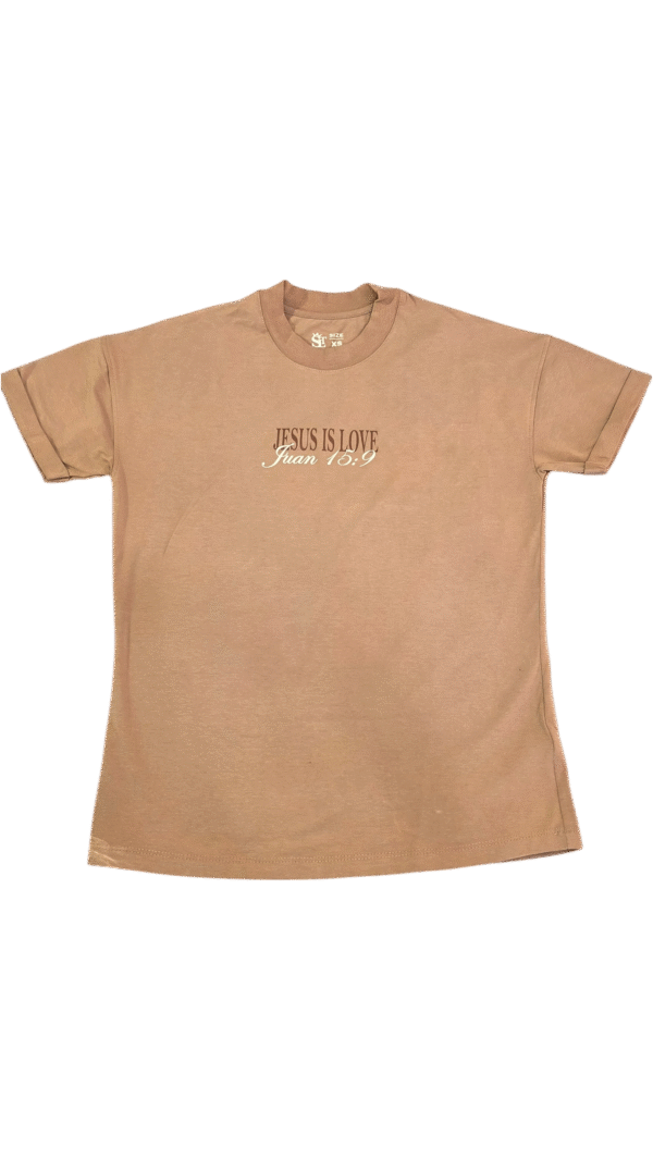 Camisa Jesus CORAZON cafe mujer