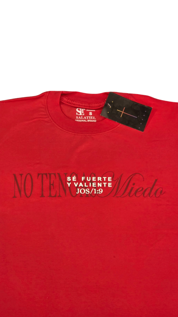Camisa JOSUE 1:9 roja