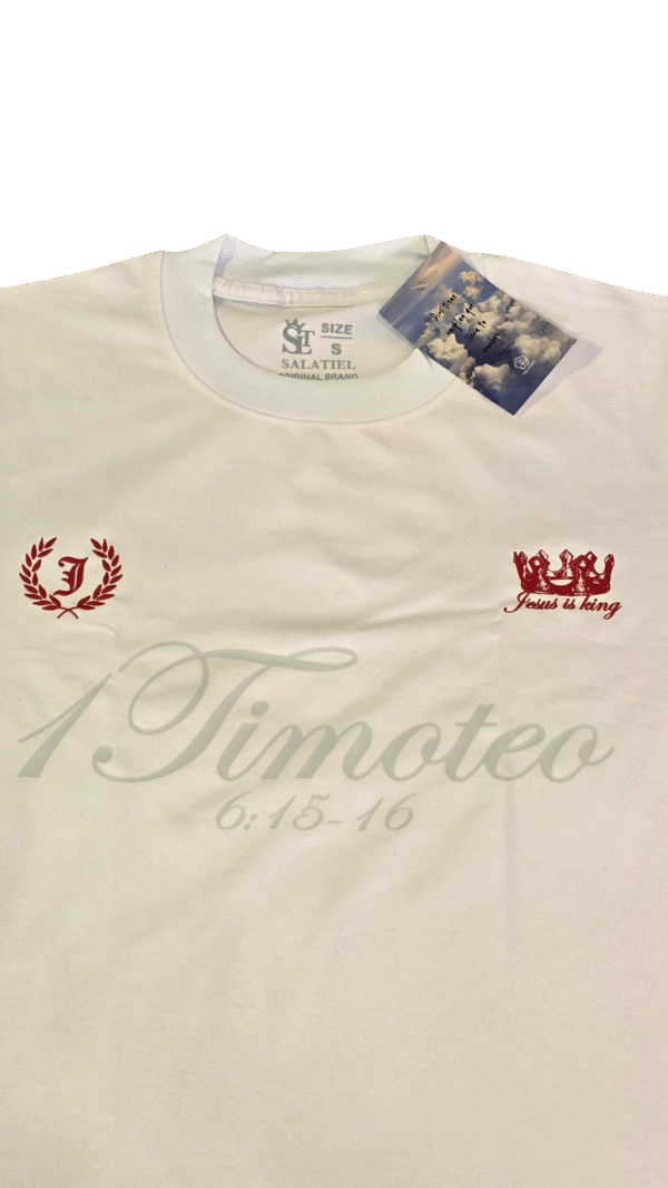 Camisa JESUS IS KING OF blanca