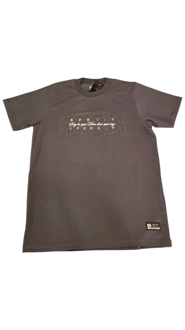 Camisa ESCOGIDOS PERDONADOS gris