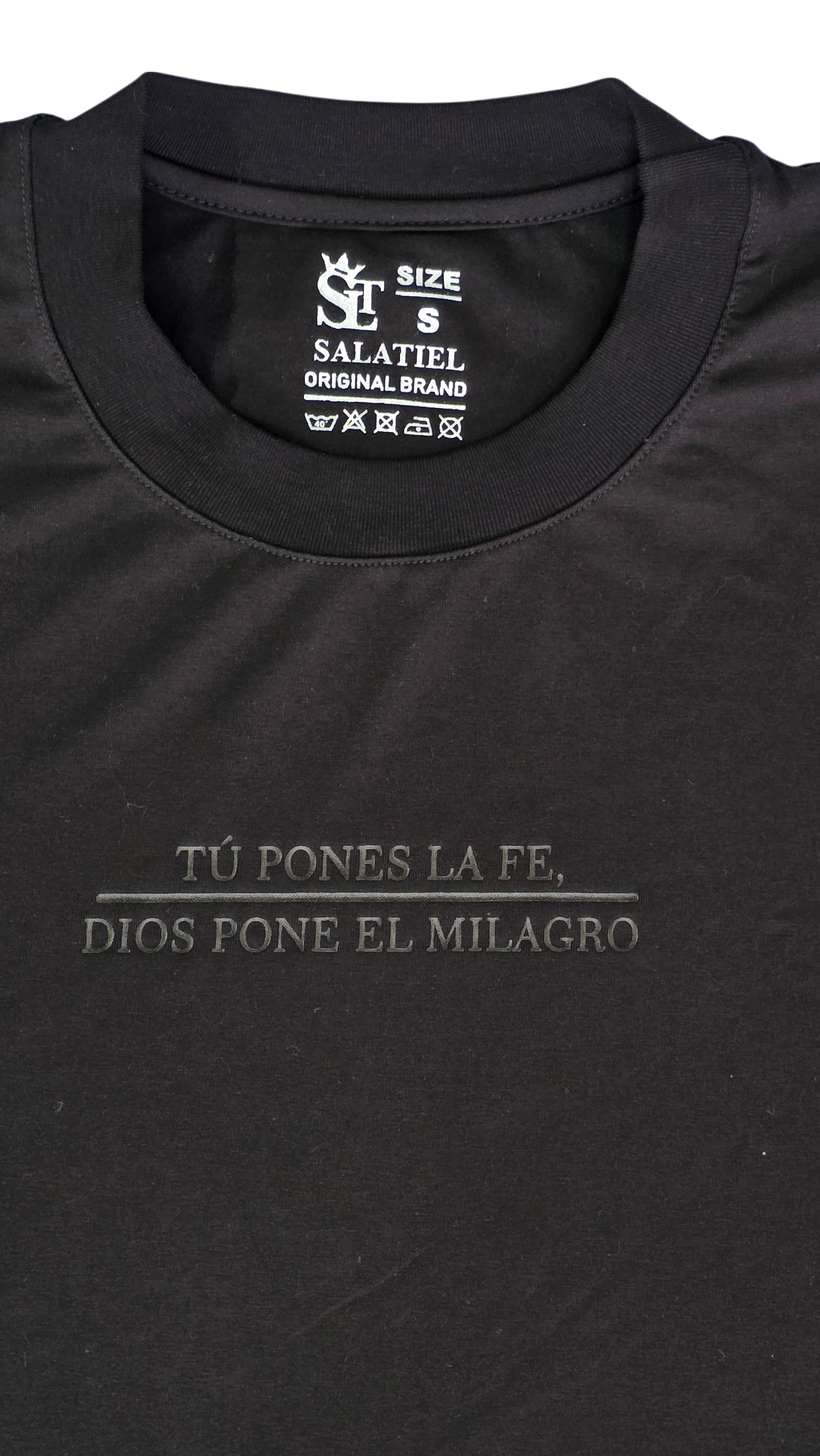 Camisa negra TU PONES LA FE
