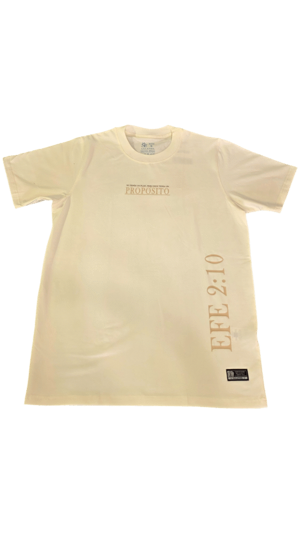 Camisa beige YO TENIA UN PLAN