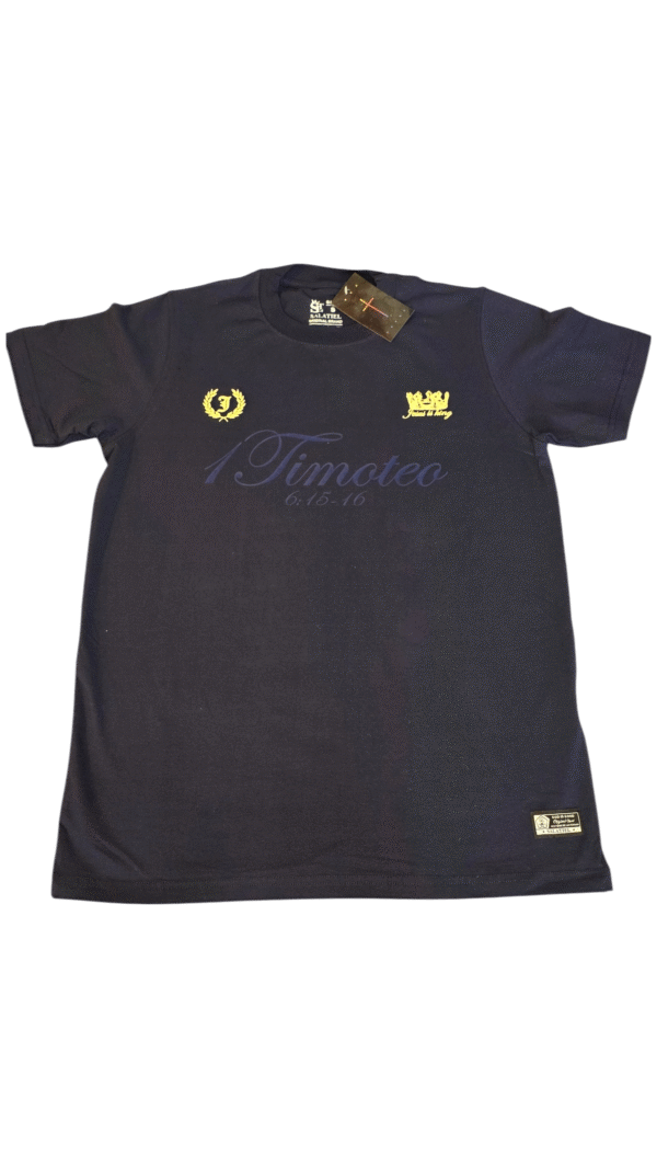 Camisa azul Timoteo 15:16