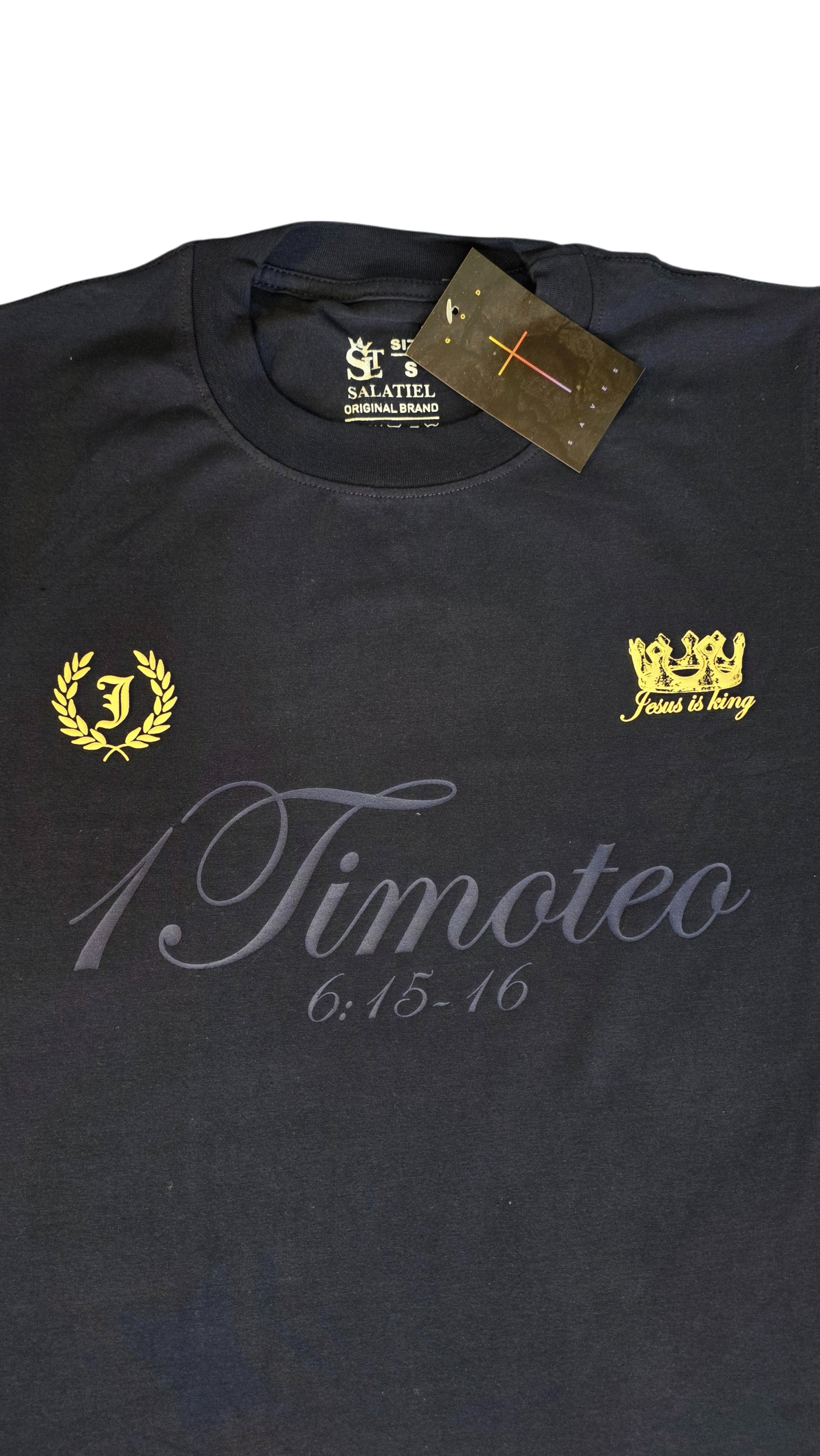 Camisa azul Timoteo 15:16