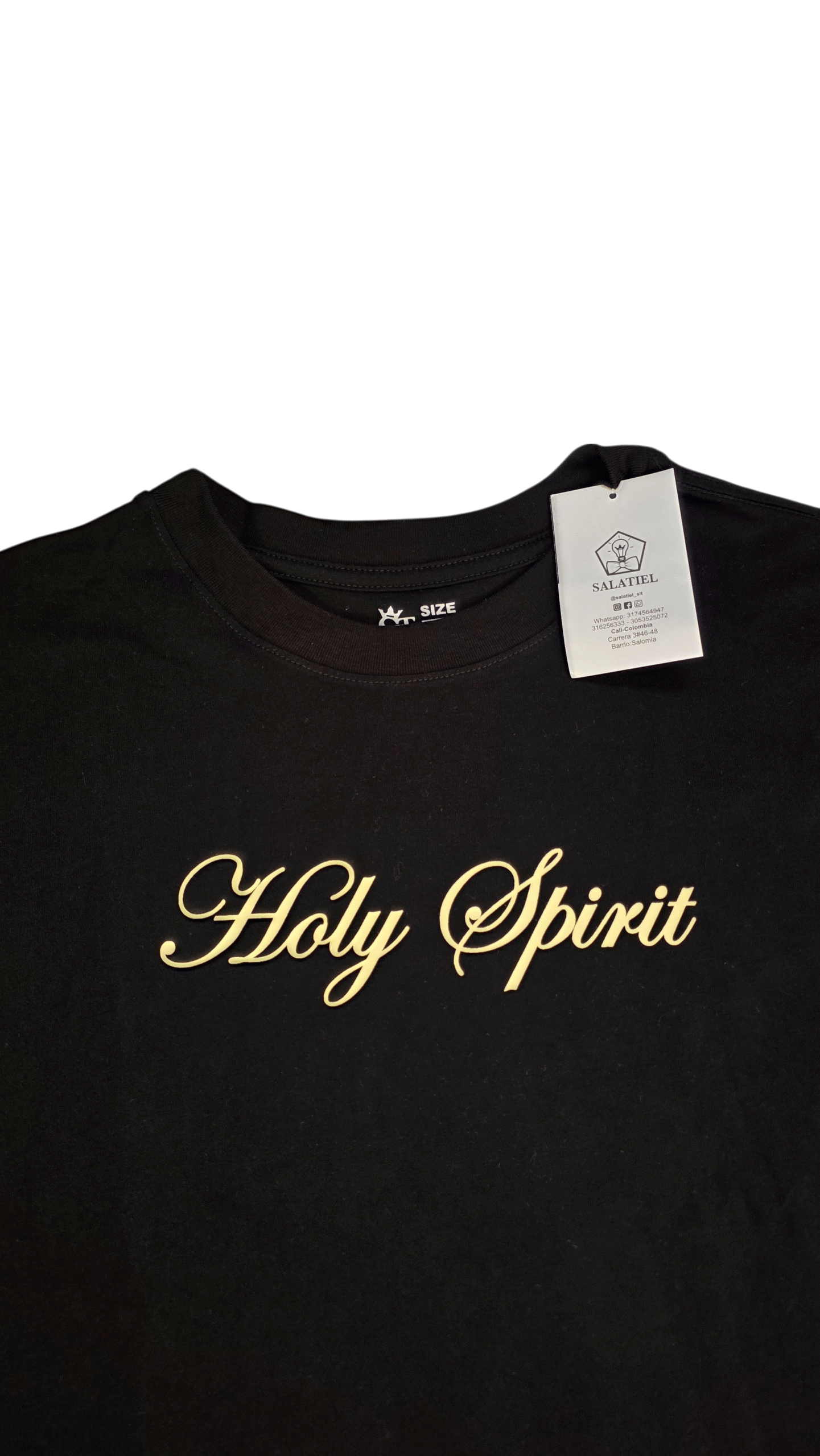 Camisa negra HOLY SPIRITS - Rosa de los vientos