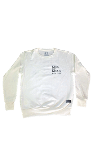 Hoodie blanco KING OF KINGS
