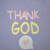 Sudadera THANK´S GOD morada
