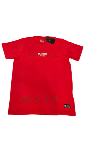 Camisa JOSUE 1:9 roja