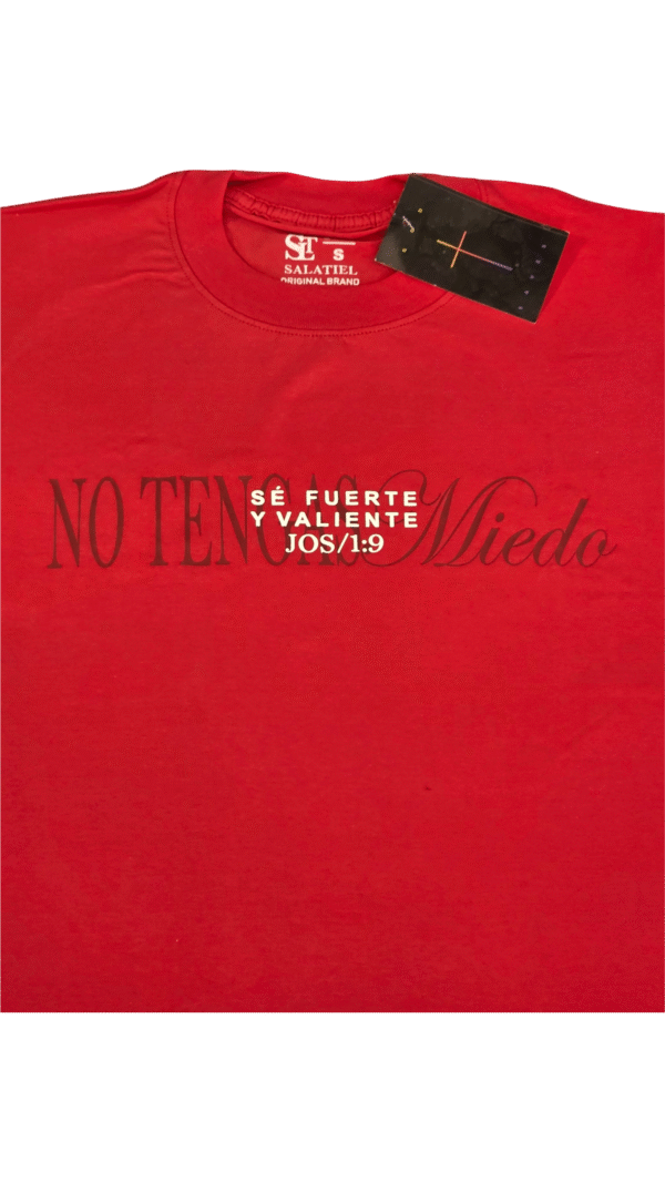 Camisa JOSUE 1:9 roja