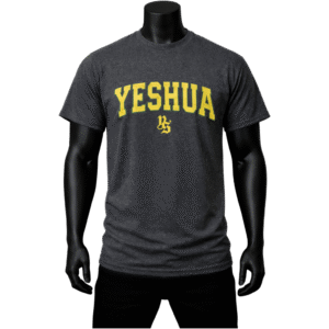 Camisa gris YESHUA amarillo/verde