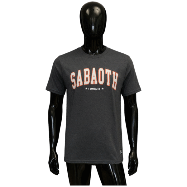 Camisa gris SABAOTH naranja/blanco
