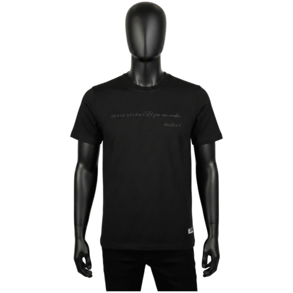 Camisa negra JAMAS DUERME el que me cuida