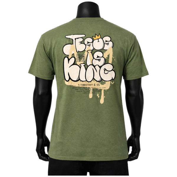 Camisa VERDE JESUS IS KING