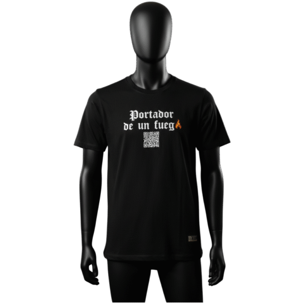 Camisa negra PORTADOR DE FUEGO