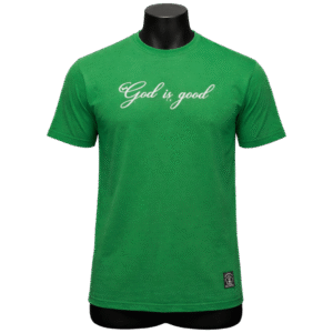 Camisa verde GOD IS GOOD