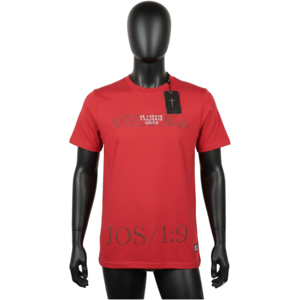 Camisa JOSUE 1:9 roja