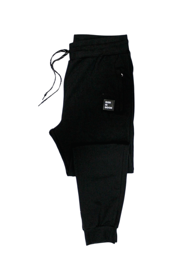 Jogger negro GOD IS GOOD