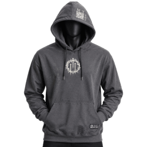 Hoodie negro CLAVOS