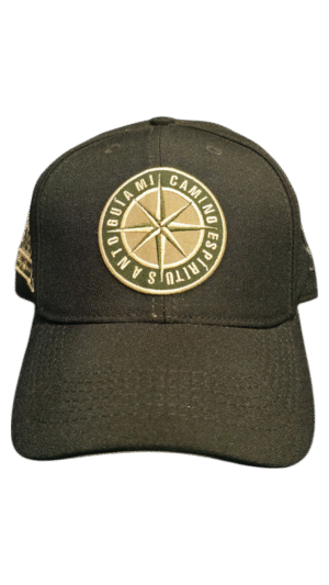 Gorra negra ROSA DE LOS VIENTOS