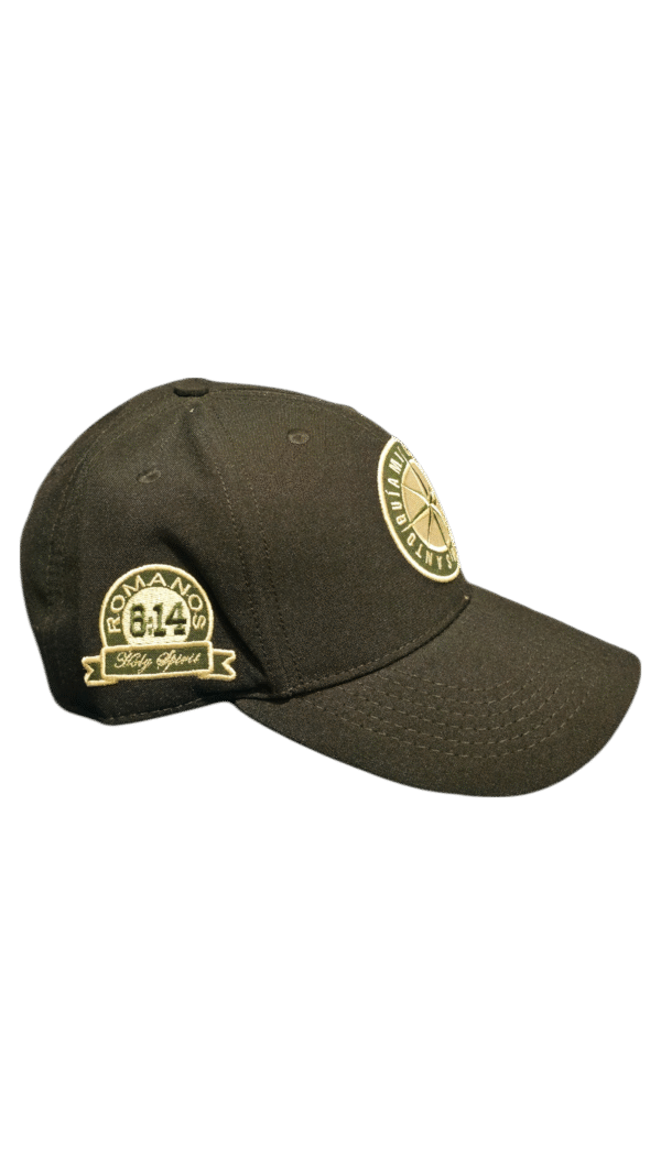 Gorra negra ROSA DE LOS VIENTOS