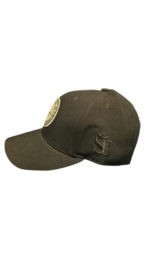 Gorra negra ROSA DE LOS VIENTOS