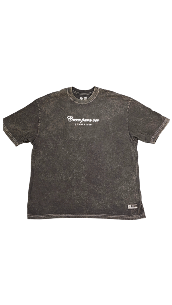 Camisa gris CREER PARA VER