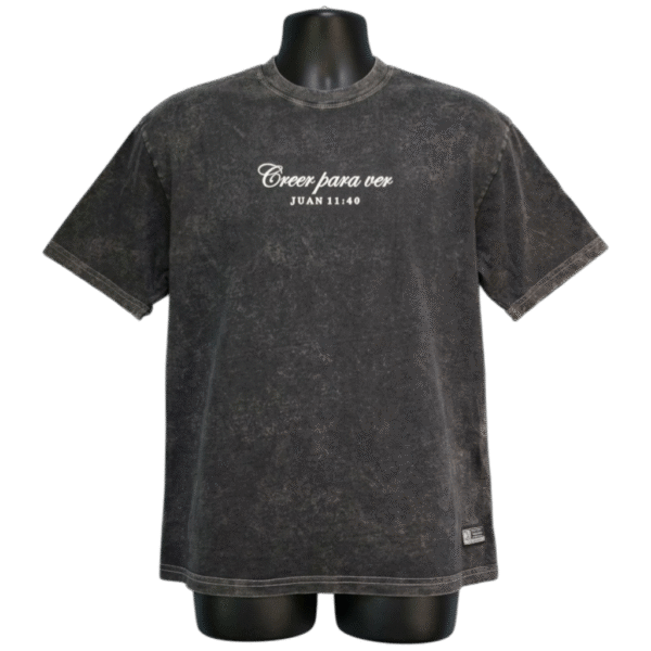 Camisa gris CREER PARA VER